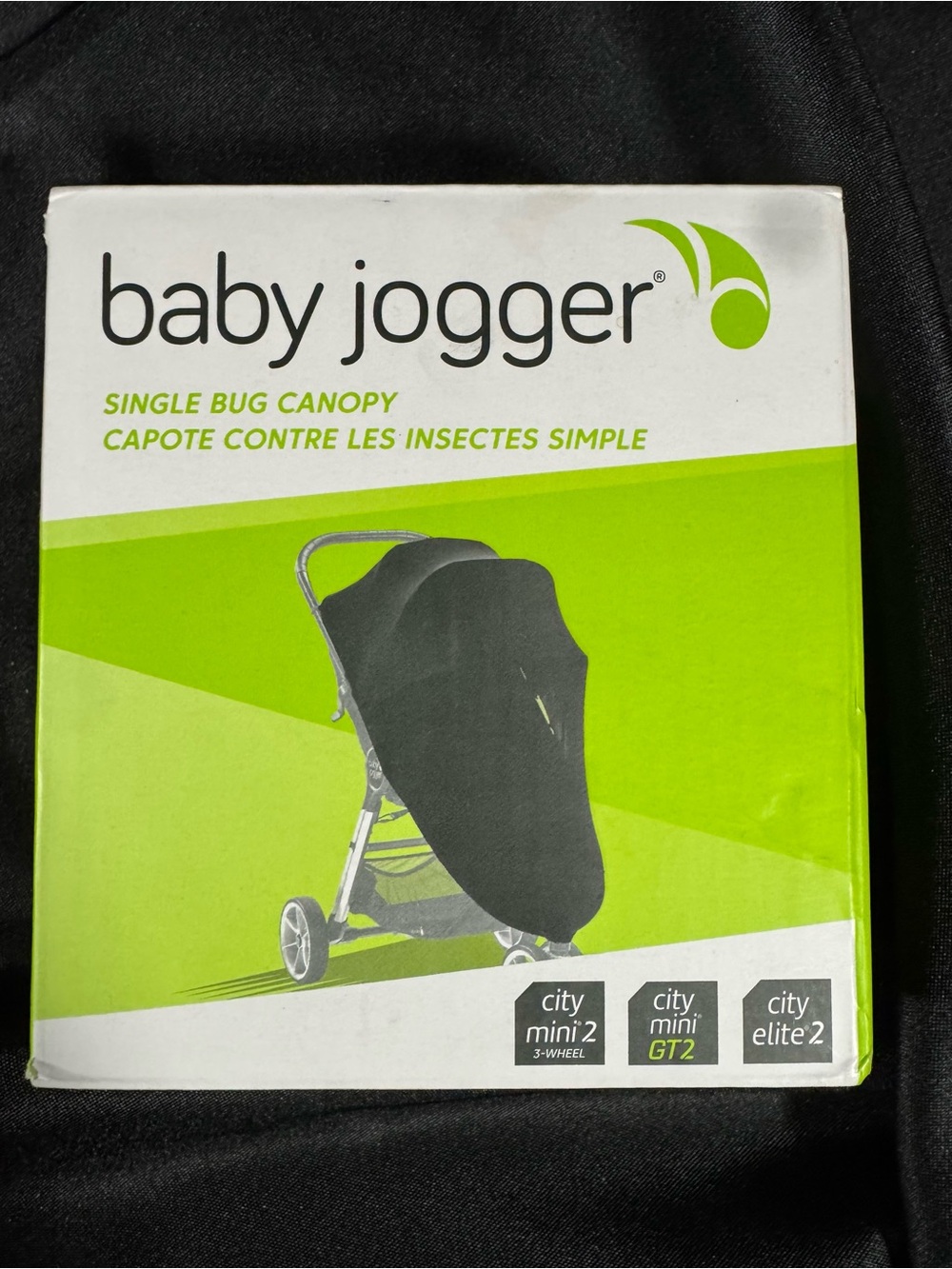 Baby Jogger Black Single Bug Canopy - Baby Jogger
